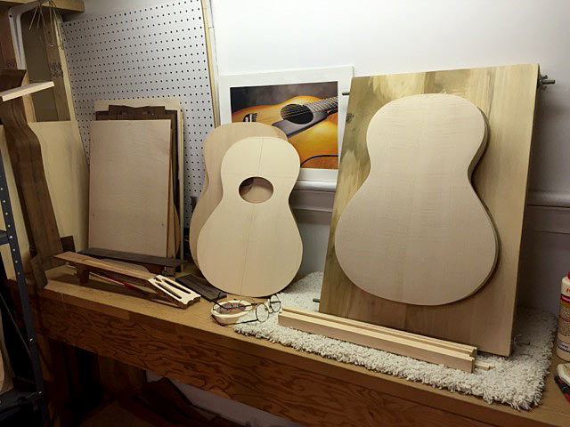 The Full Body of the Guitar Assembled